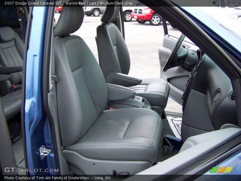 Marine Blue Pearl / Medium Slate Gray 2007 Dodge Grand Caravan SXT