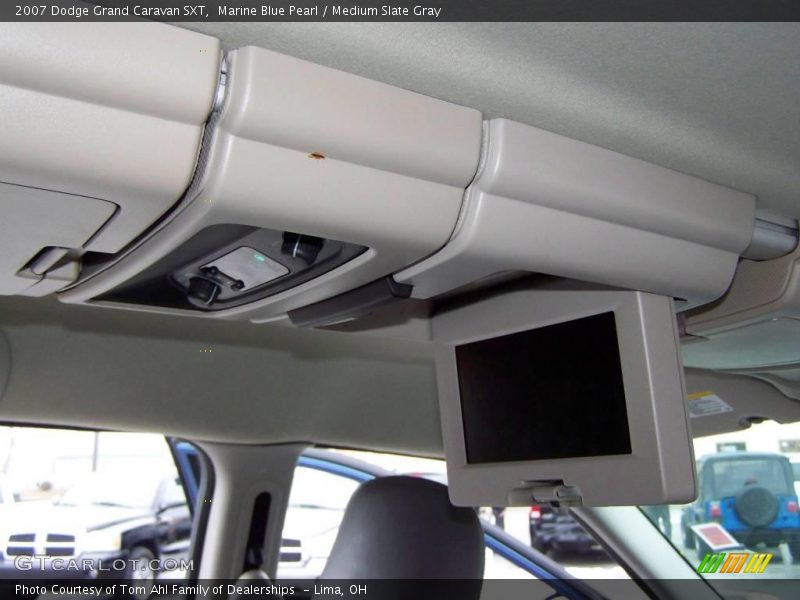 Marine Blue Pearl / Medium Slate Gray 2007 Dodge Grand Caravan SXT