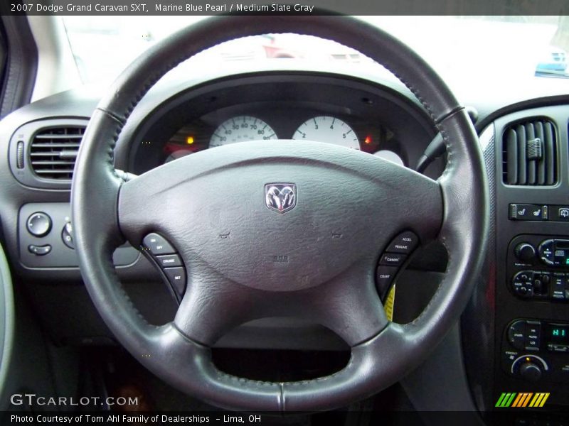 Marine Blue Pearl / Medium Slate Gray 2007 Dodge Grand Caravan SXT