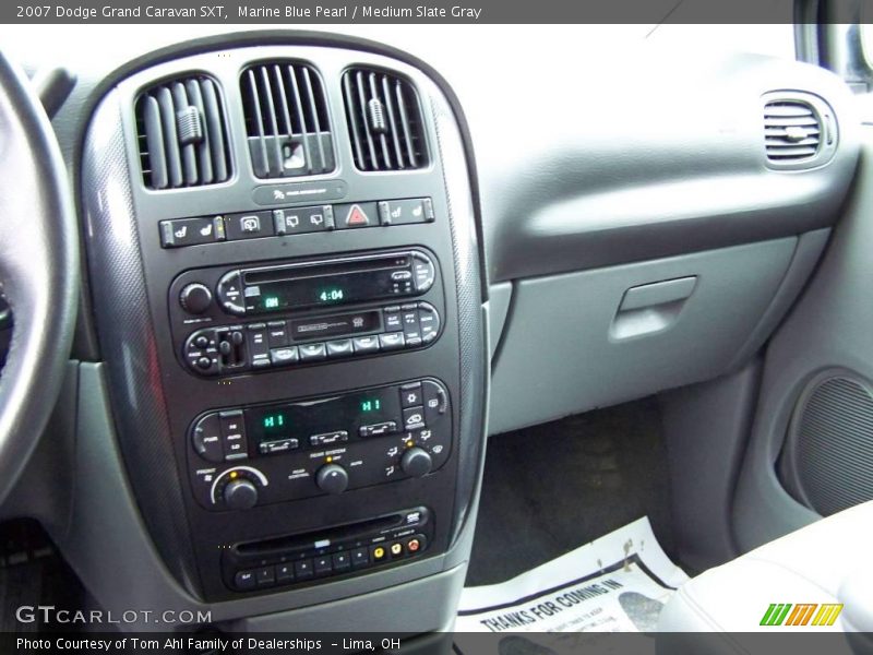 Marine Blue Pearl / Medium Slate Gray 2007 Dodge Grand Caravan SXT