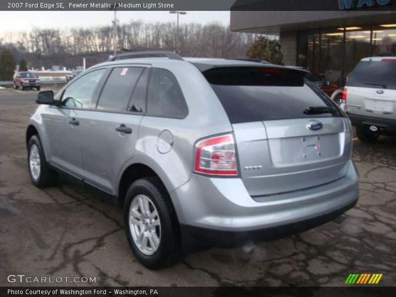 Pewter Metallic / Medium Light Stone 2007 Ford Edge SE