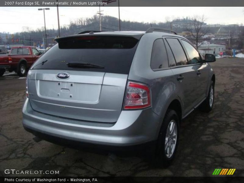 Pewter Metallic / Medium Light Stone 2007 Ford Edge SE