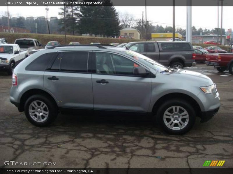 Pewter Metallic / Medium Light Stone 2007 Ford Edge SE