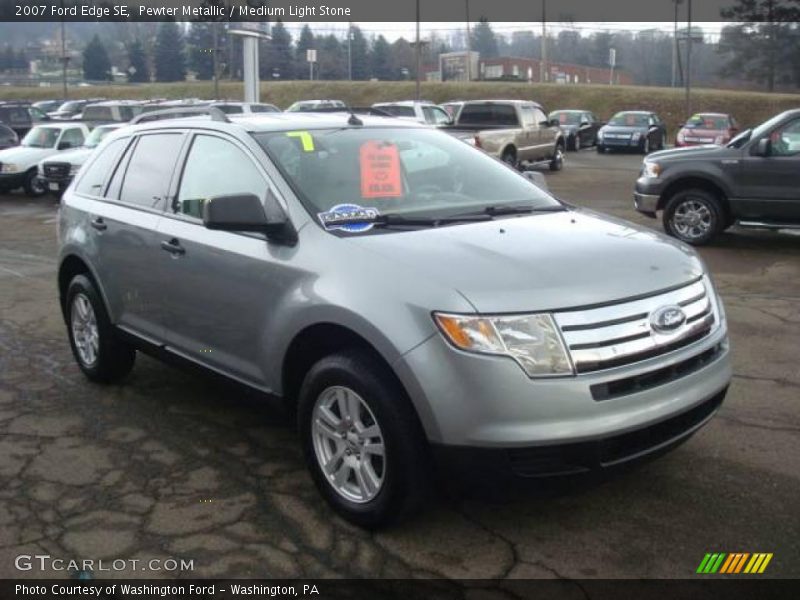 Pewter Metallic / Medium Light Stone 2007 Ford Edge SE