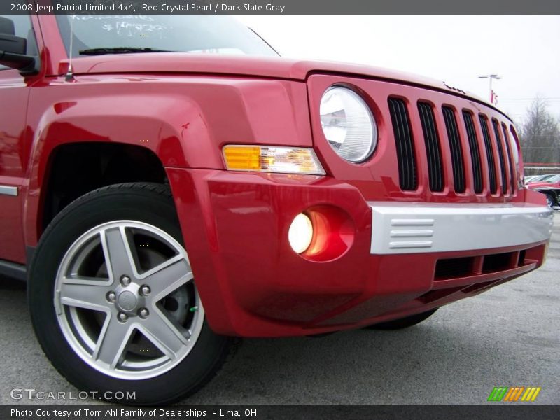 Red Crystal Pearl / Dark Slate Gray 2008 Jeep Patriot Limited 4x4