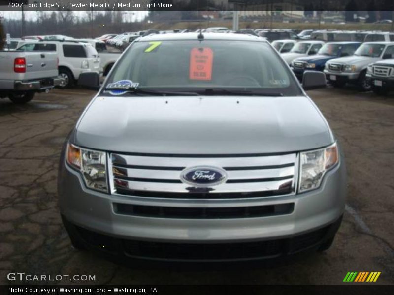 Pewter Metallic / Medium Light Stone 2007 Ford Edge SE