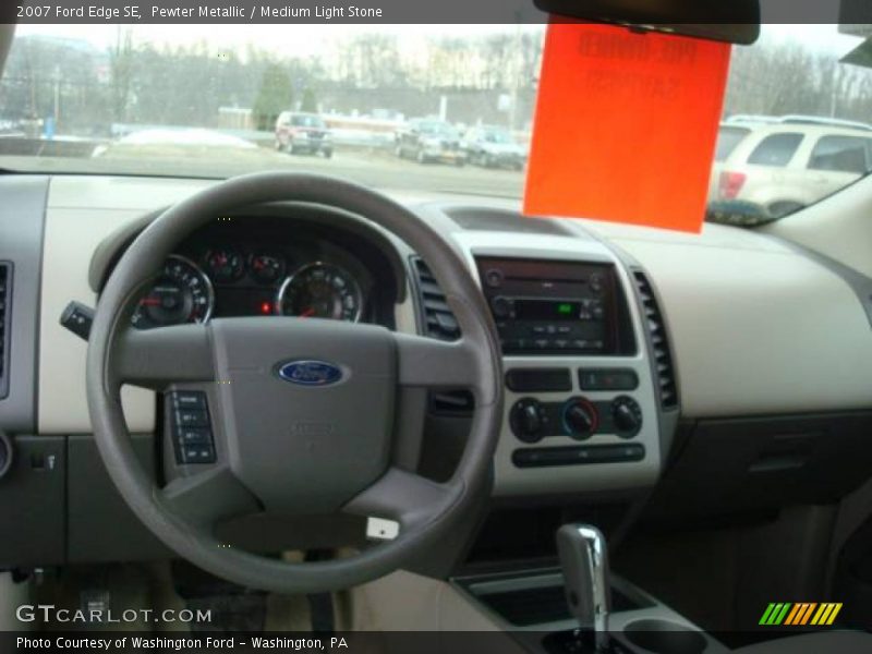 Pewter Metallic / Medium Light Stone 2007 Ford Edge SE