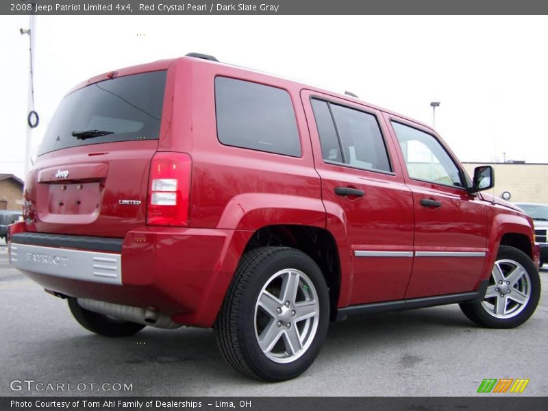Red Crystal Pearl / Dark Slate Gray 2008 Jeep Patriot Limited 4x4
