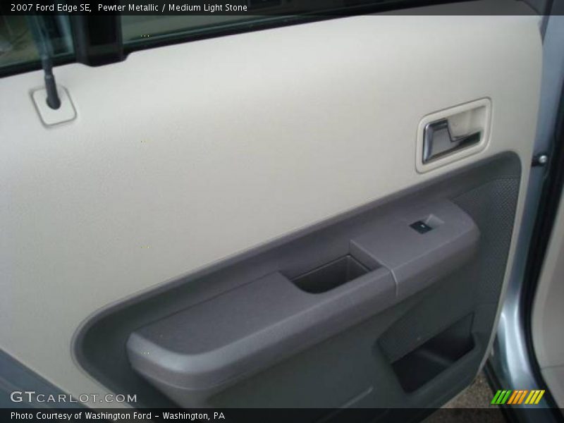 Pewter Metallic / Medium Light Stone 2007 Ford Edge SE