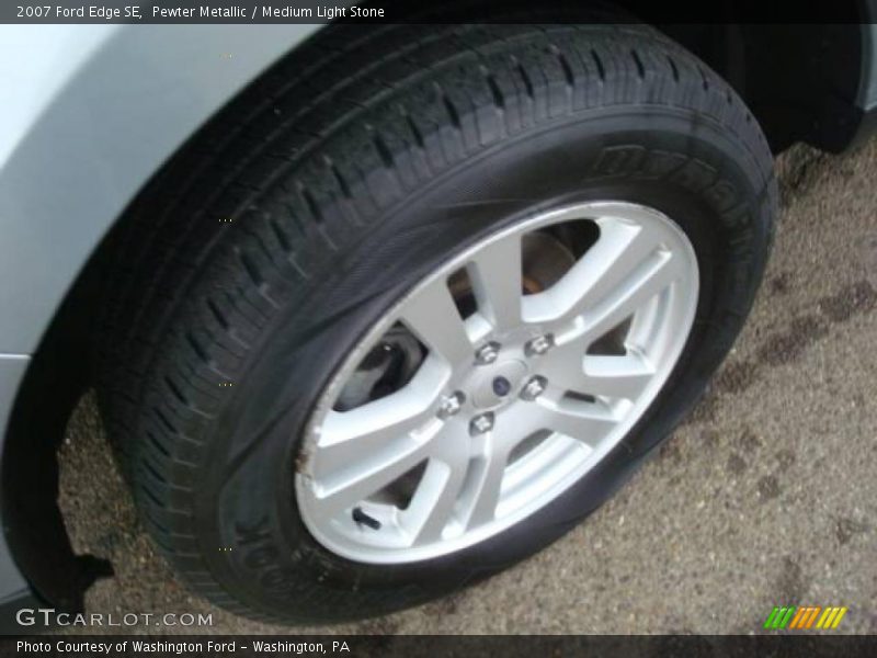 Pewter Metallic / Medium Light Stone 2007 Ford Edge SE