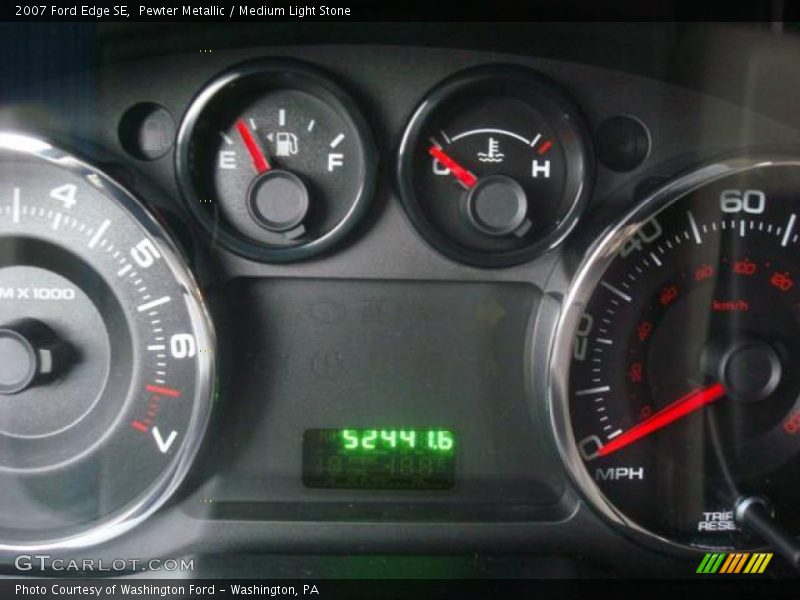 Pewter Metallic / Medium Light Stone 2007 Ford Edge SE