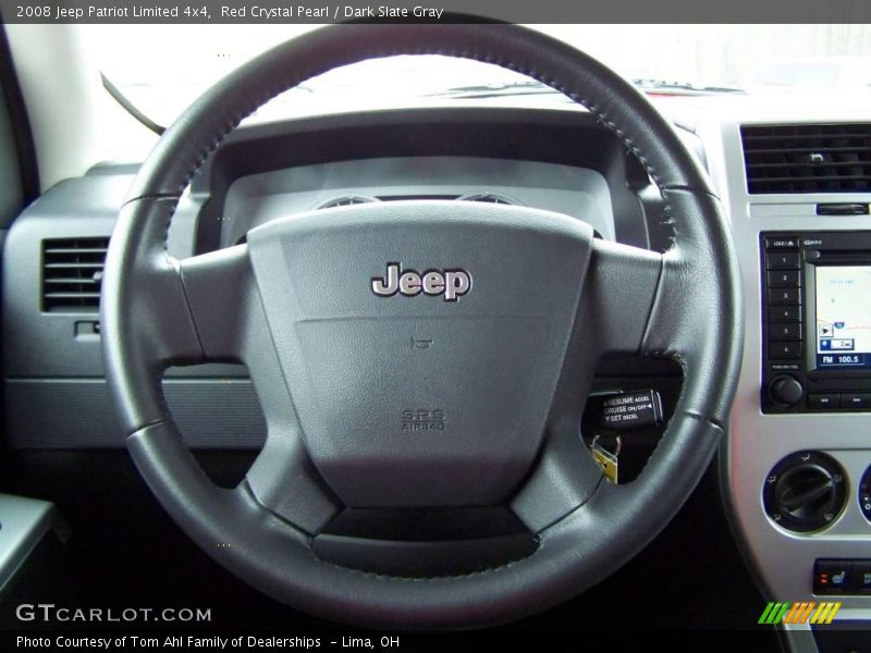 Red Crystal Pearl / Dark Slate Gray 2008 Jeep Patriot Limited 4x4