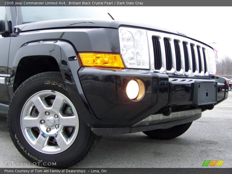 Brilliant Black Crystal Pearl / Dark Slate Gray 2008 Jeep Commander Limited 4x4