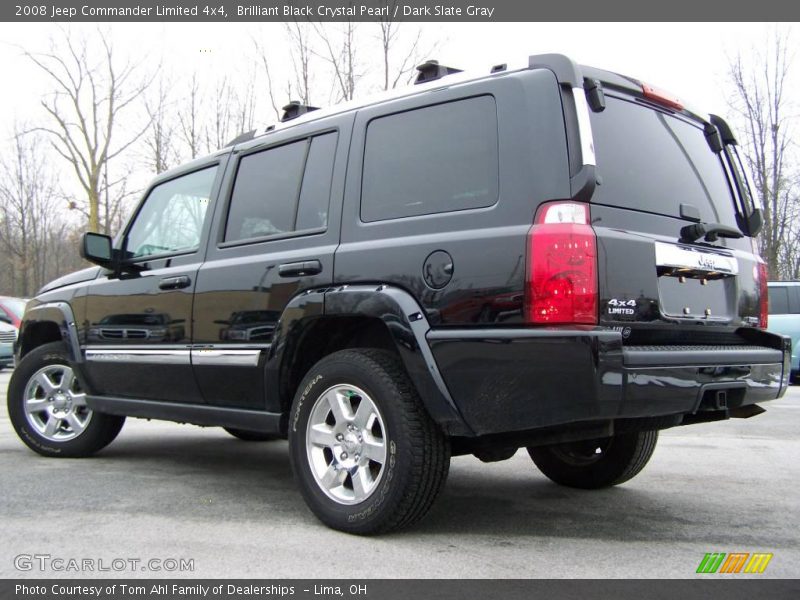 Brilliant Black Crystal Pearl / Dark Slate Gray 2008 Jeep Commander Limited 4x4