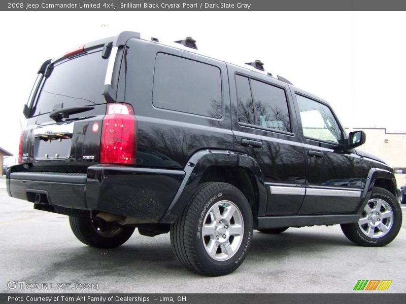 Brilliant Black Crystal Pearl / Dark Slate Gray 2008 Jeep Commander Limited 4x4