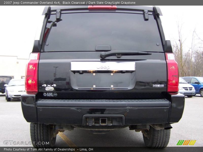 Black Clearcoat / Dark Slate Gray/Light Graystone 2007 Jeep Commander Overland 4x4