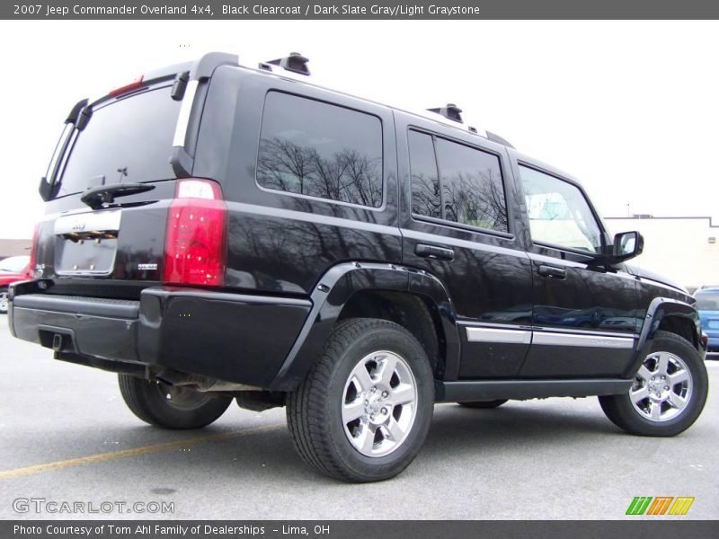 Black Clearcoat / Dark Slate Gray/Light Graystone 2007 Jeep Commander Overland 4x4