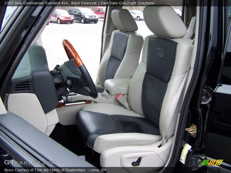 Black Clearcoat / Dark Slate Gray/Light Graystone 2007 Jeep Commander Overland 4x4