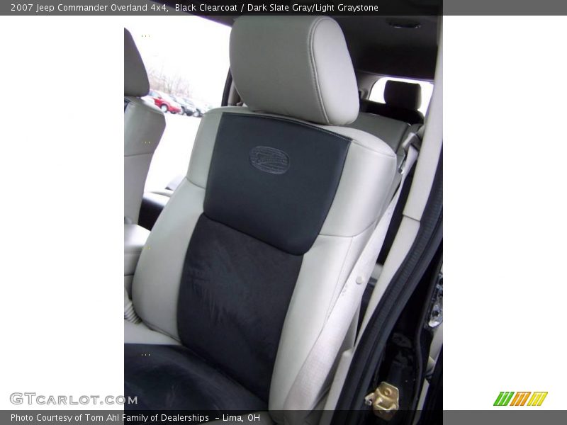Black Clearcoat / Dark Slate Gray/Light Graystone 2007 Jeep Commander Overland 4x4