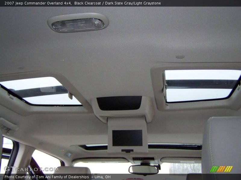 Black Clearcoat / Dark Slate Gray/Light Graystone 2007 Jeep Commander Overland 4x4