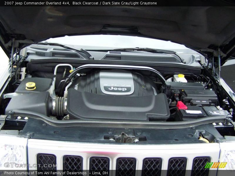 Black Clearcoat / Dark Slate Gray/Light Graystone 2007 Jeep Commander Overland 4x4