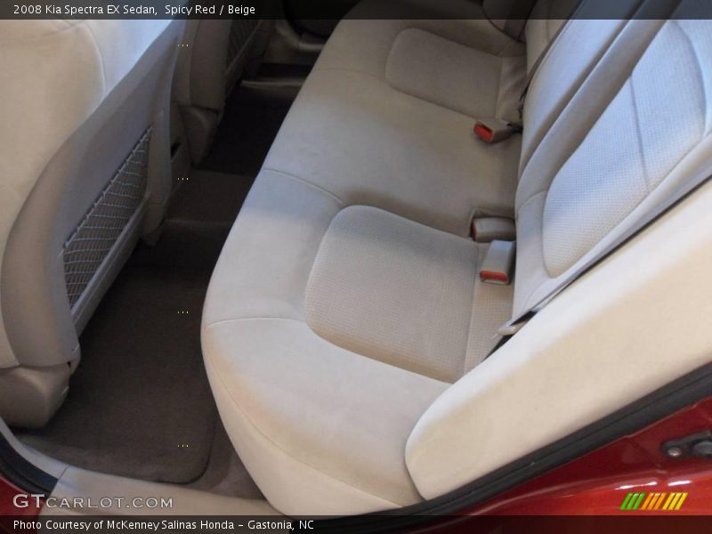 Spicy Red / Beige 2008 Kia Spectra EX Sedan