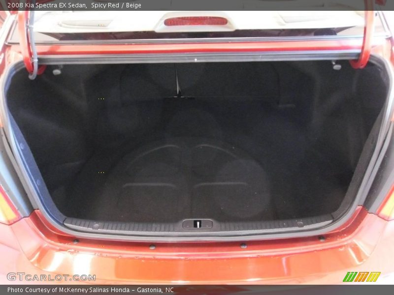 Spicy Red / Beige 2008 Kia Spectra EX Sedan