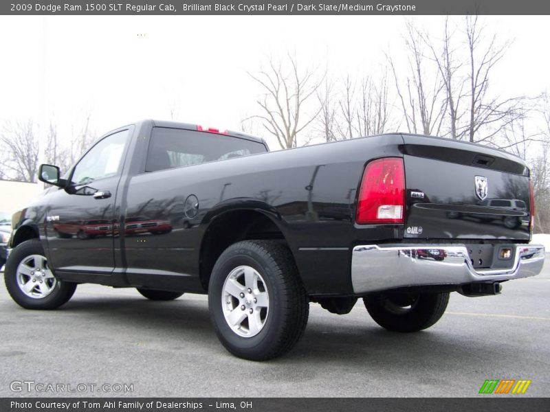 Brilliant Black Crystal Pearl / Dark Slate/Medium Graystone 2009 Dodge Ram 1500 SLT Regular Cab
