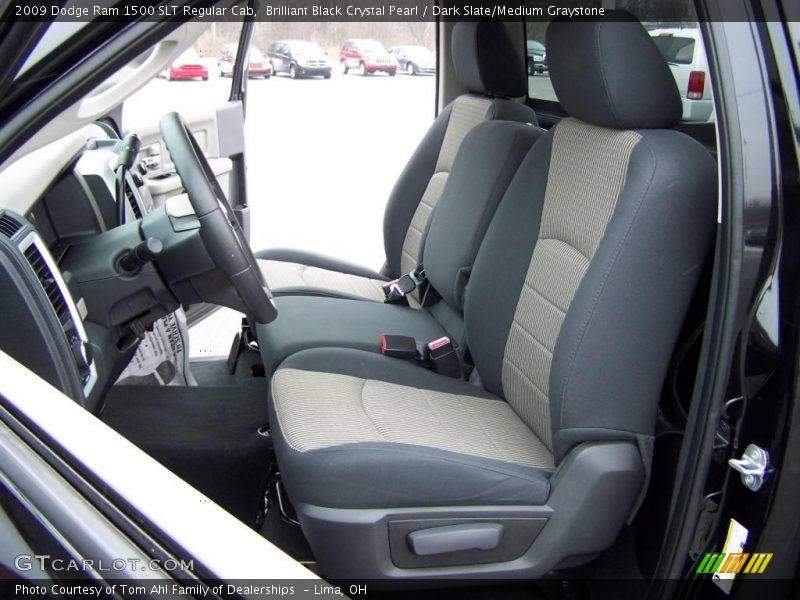 Brilliant Black Crystal Pearl / Dark Slate/Medium Graystone 2009 Dodge Ram 1500 SLT Regular Cab