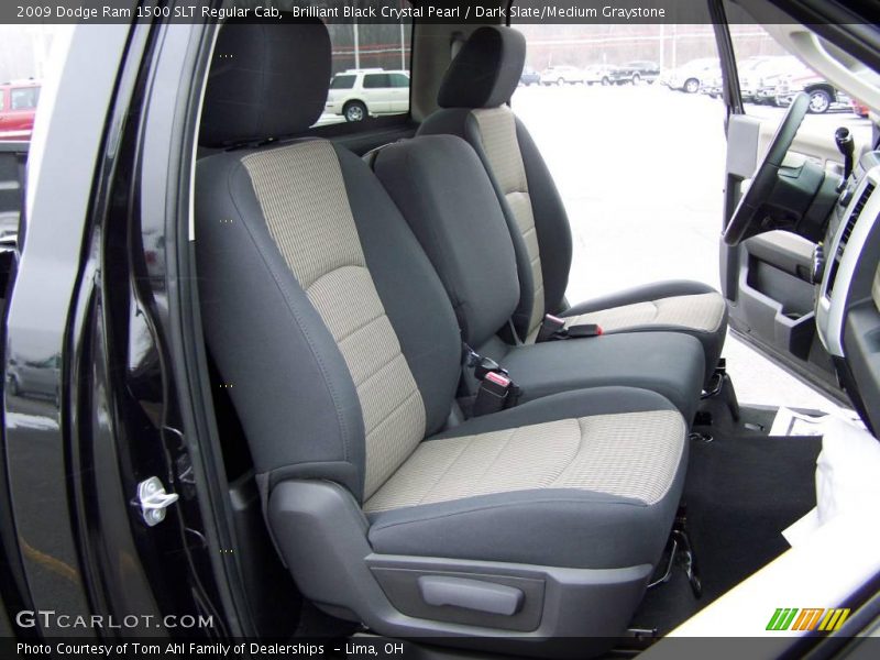 Brilliant Black Crystal Pearl / Dark Slate/Medium Graystone 2009 Dodge Ram 1500 SLT Regular Cab