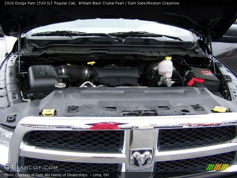 Brilliant Black Crystal Pearl / Dark Slate/Medium Graystone 2009 Dodge Ram 1500 SLT Regular Cab