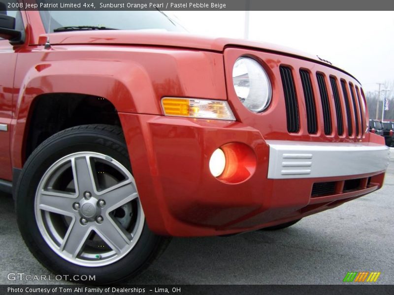 Sunburst Orange Pearl / Pastel Pebble Beige 2008 Jeep Patriot Limited 4x4
