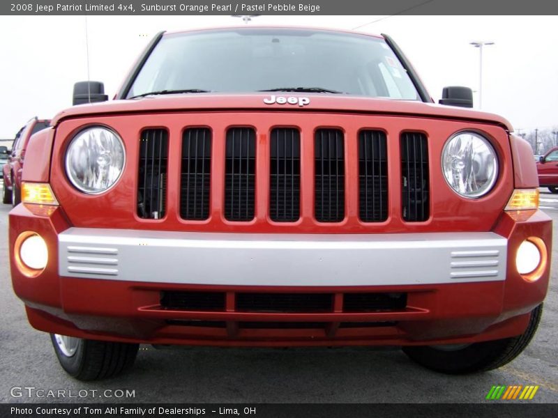 Sunburst Orange Pearl / Pastel Pebble Beige 2008 Jeep Patriot Limited 4x4