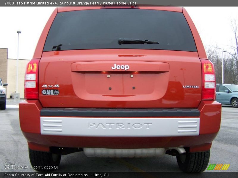 Sunburst Orange Pearl / Pastel Pebble Beige 2008 Jeep Patriot Limited 4x4
