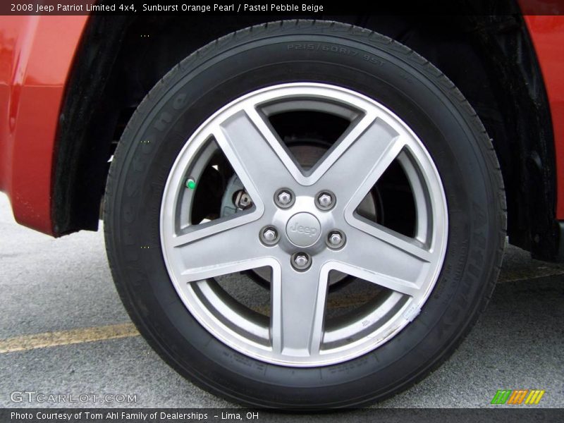 Sunburst Orange Pearl / Pastel Pebble Beige 2008 Jeep Patriot Limited 4x4