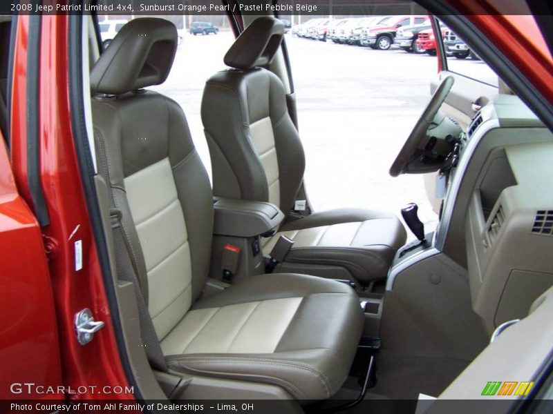 Sunburst Orange Pearl / Pastel Pebble Beige 2008 Jeep Patriot Limited 4x4