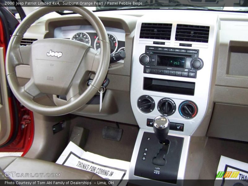 Sunburst Orange Pearl / Pastel Pebble Beige 2008 Jeep Patriot Limited 4x4