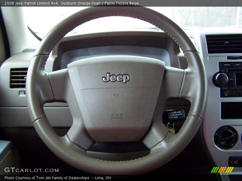Sunburst Orange Pearl / Pastel Pebble Beige 2008 Jeep Patriot Limited 4x4