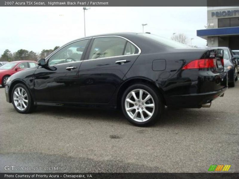 Nighthawk Black Pearl / Parchment 2007 Acura TSX Sedan