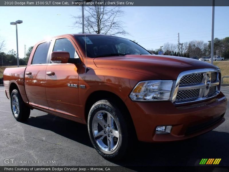 Mango Tango Pearl / Dark Slate Gray 2010 Dodge Ram 1500 SLT Crew Cab