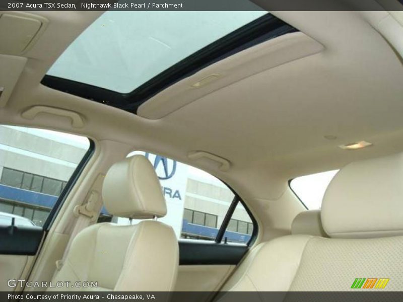 Nighthawk Black Pearl / Parchment 2007 Acura TSX Sedan