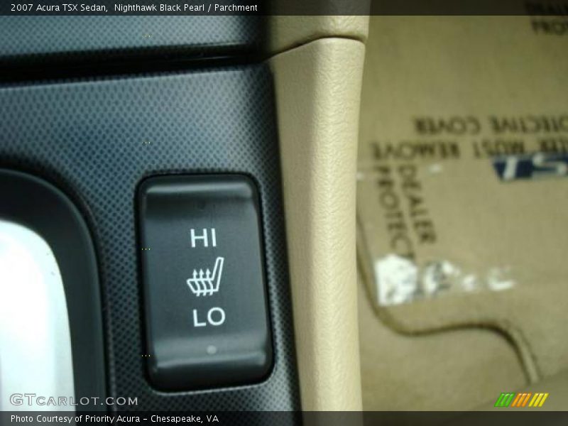 Nighthawk Black Pearl / Parchment 2007 Acura TSX Sedan