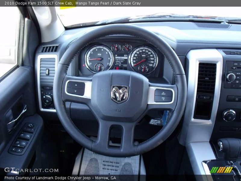 Mango Tango Pearl / Dark Slate Gray 2010 Dodge Ram 1500 SLT Crew Cab