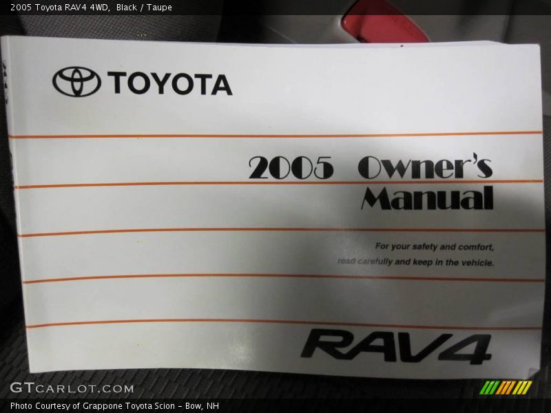 Black / Taupe 2005 Toyota RAV4 4WD