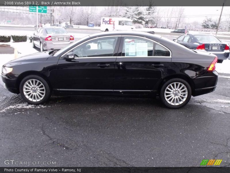 Black / Anthracite Black 2008 Volvo S80 3.2