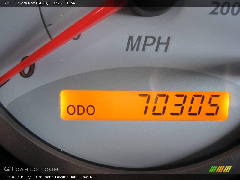 Black / Taupe 2005 Toyota RAV4 4WD