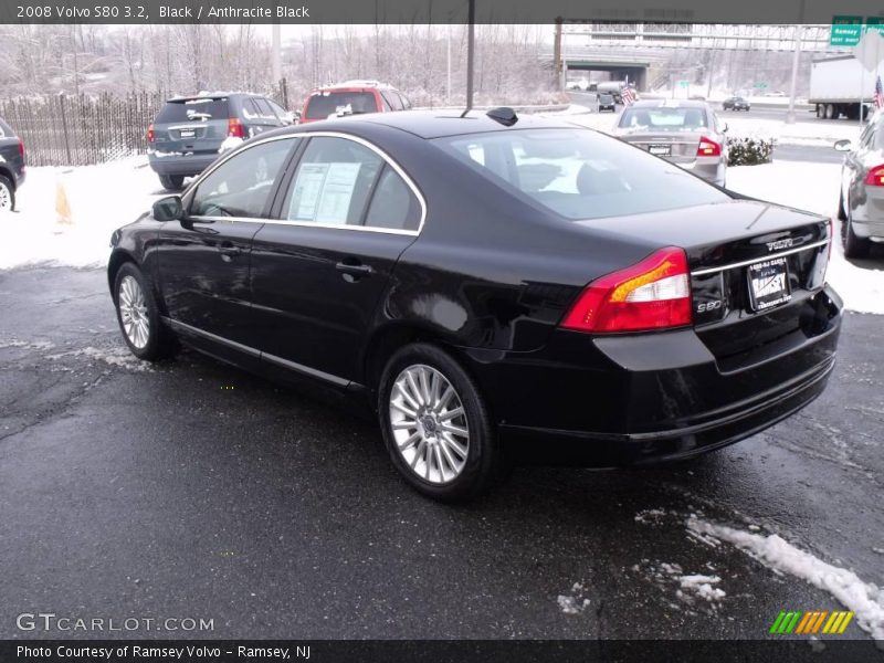 Black / Anthracite Black 2008 Volvo S80 3.2