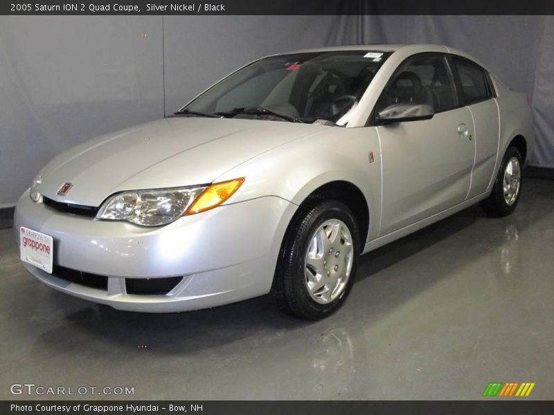 Silver Nickel / Black 2005 Saturn ION 2 Quad Coupe