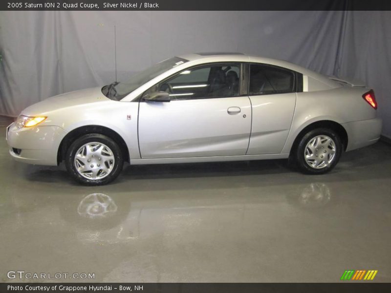 Silver Nickel / Black 2005 Saturn ION 2 Quad Coupe