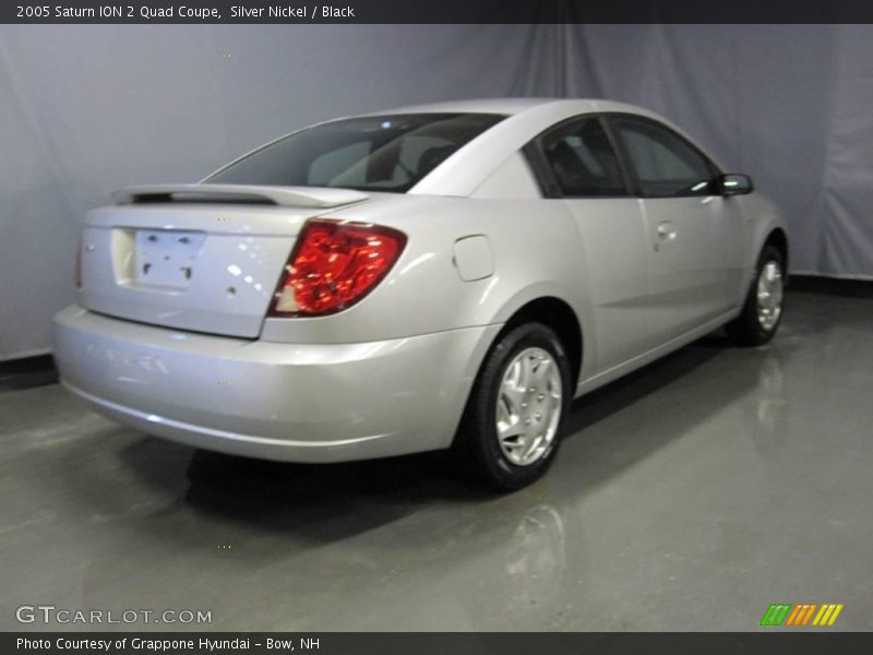 Silver Nickel / Black 2005 Saturn ION 2 Quad Coupe